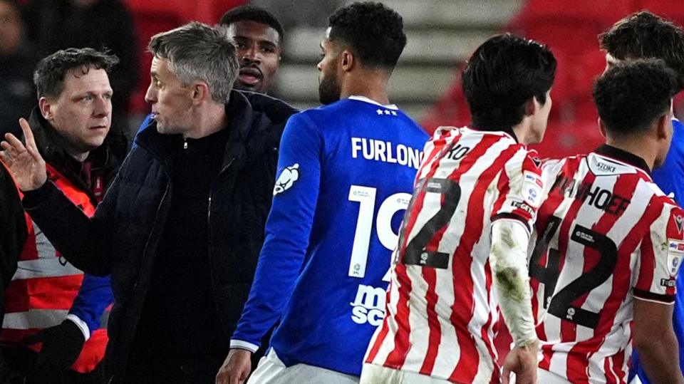 Kieran McKenna not happy