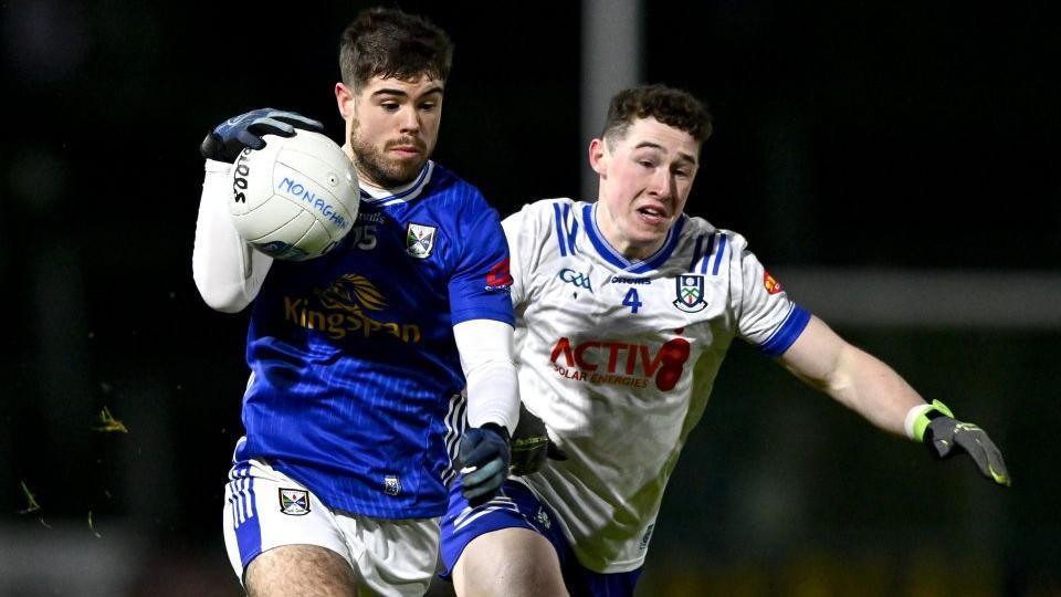 Action from Cavan v Monaghan in 2025