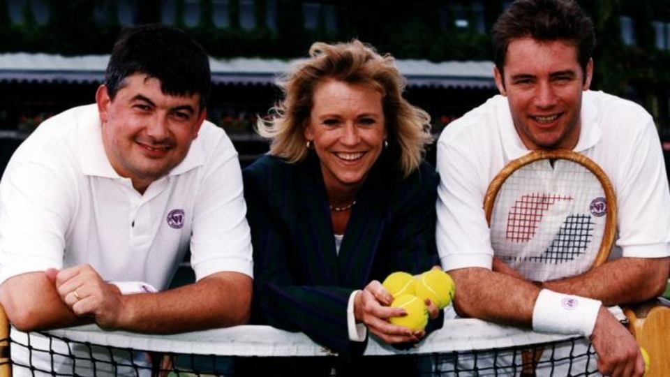 John Parrott, Sue Barker and Ally McCoist