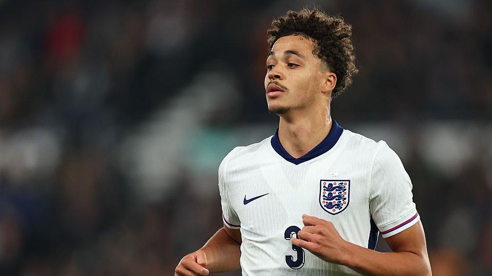 Max Alleyne in an England shirt