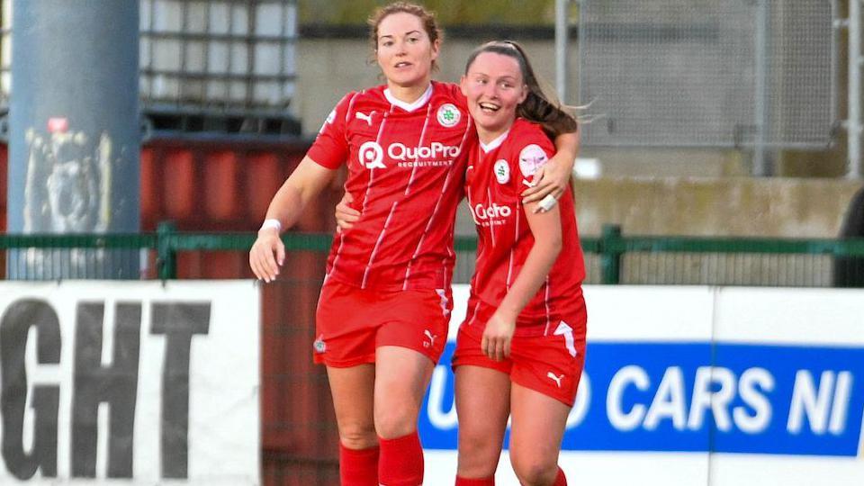 Marissa Callaghan (left) and Carla Devine