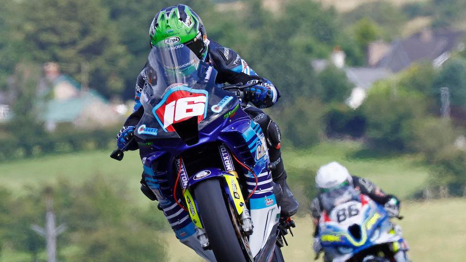 Mike Browne in action at Armoy