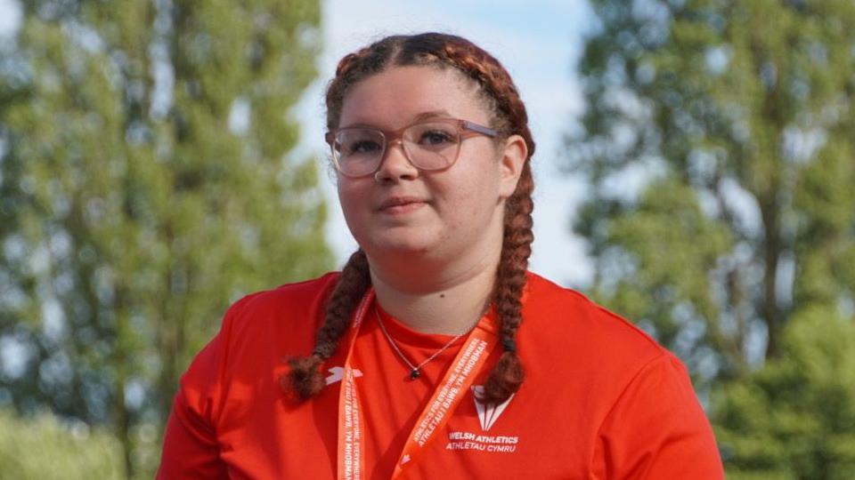 Ellie Bowen pictured ahead of her debut at the Commonwealth Games