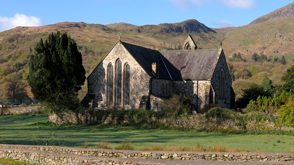 St Mary's Church in Beddgelert, Gwynedd