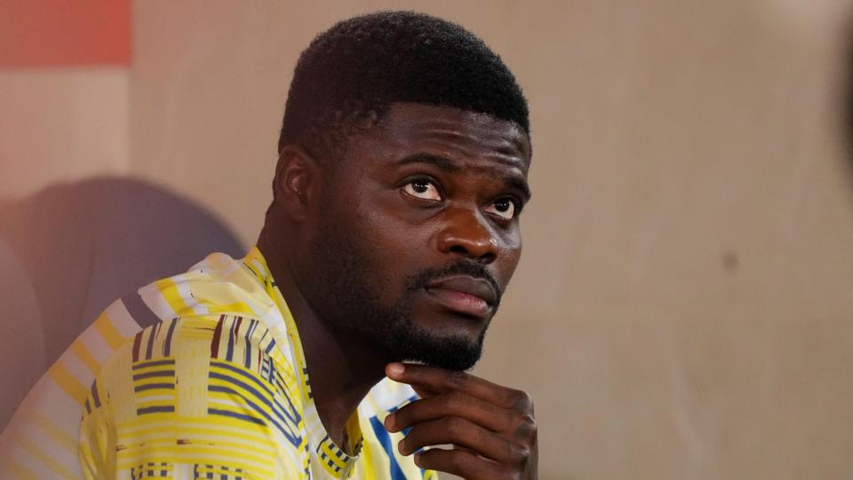 Thomas Partey on bench