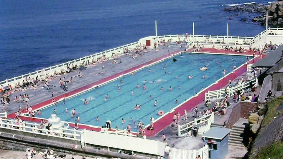 Tynemouth Outdoor Pool in the 1970s