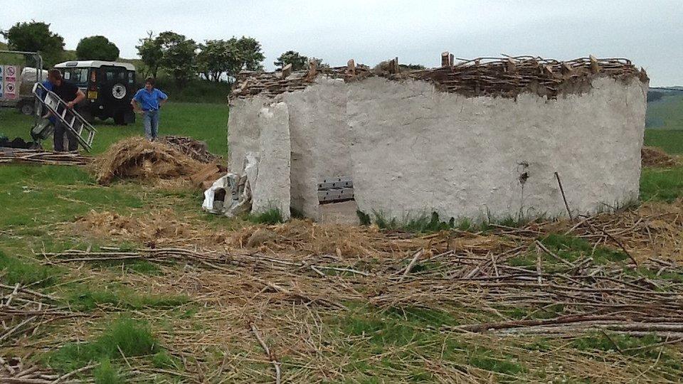 Neolithic House at Old Sarum, Wiltshire