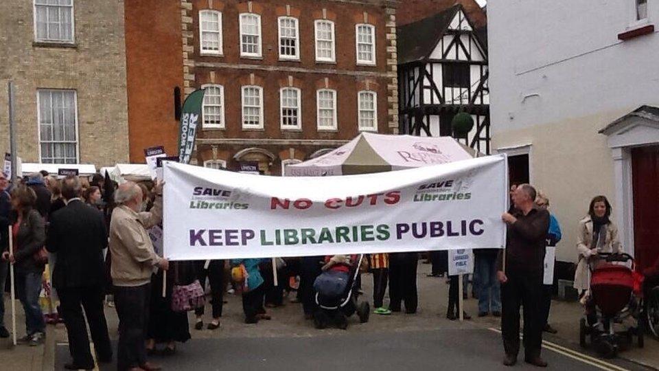 Lincoln libraries protest