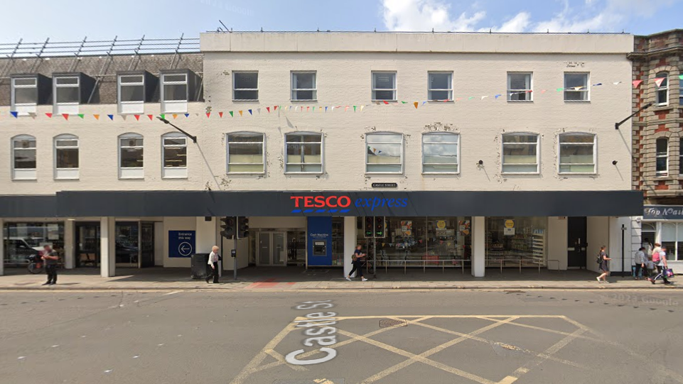 Tesco in Salisbury seen from the outside