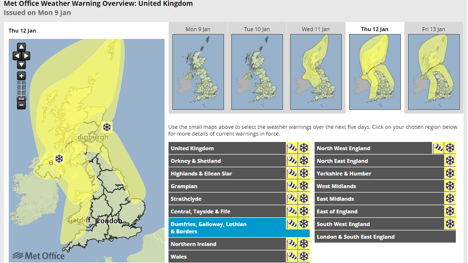 Warnings latest