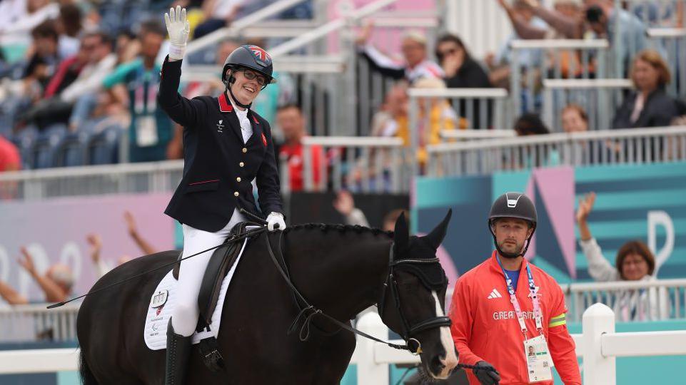 Mari Durward-Akhurst in action at the Paralympics in Paris