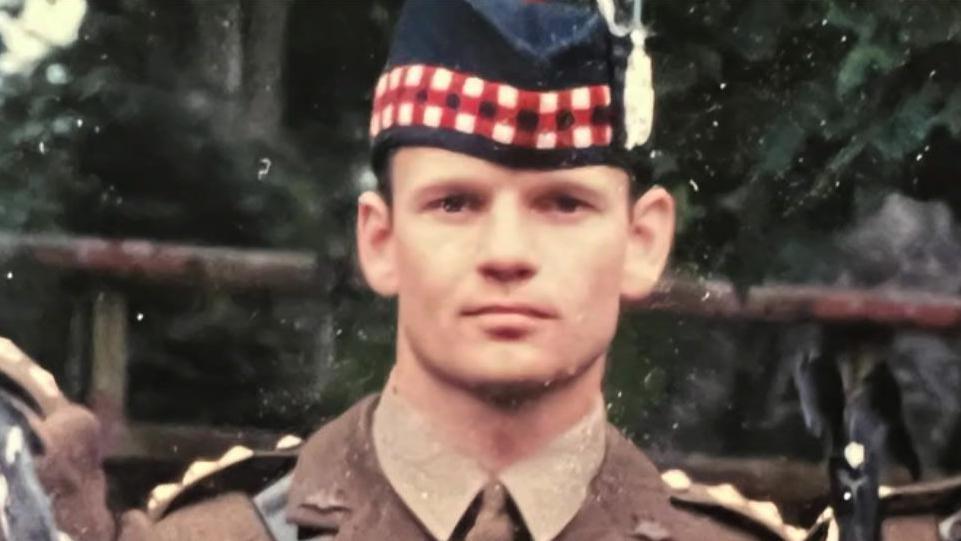 Simon Stanley in drill uniform