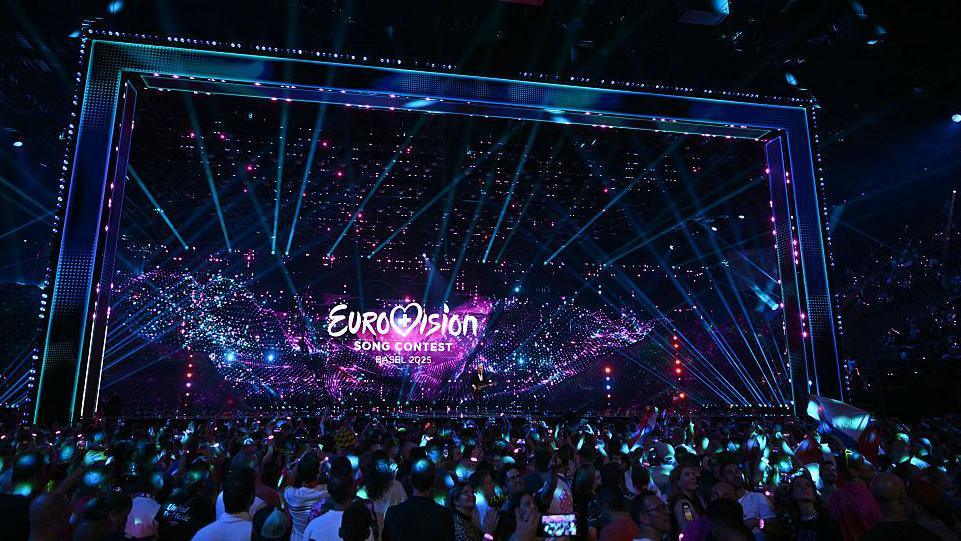 Eurovision song contest stage