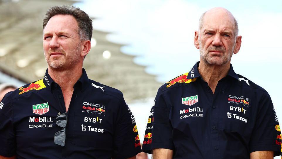 Christian Horner and Adrian Newey