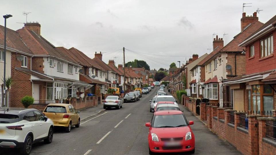 A general view of Fairfax Road, in Normanton, Derby
