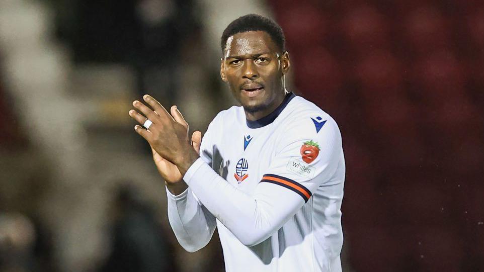 Ricardo Santos in action for Bolton last season 