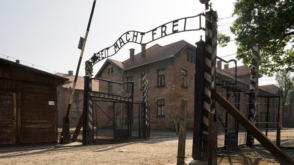 Entrance at Auschwitz