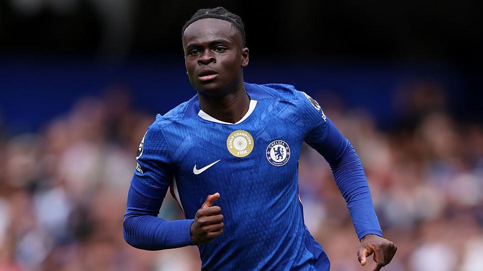 Tyrique George in action for Chelsea