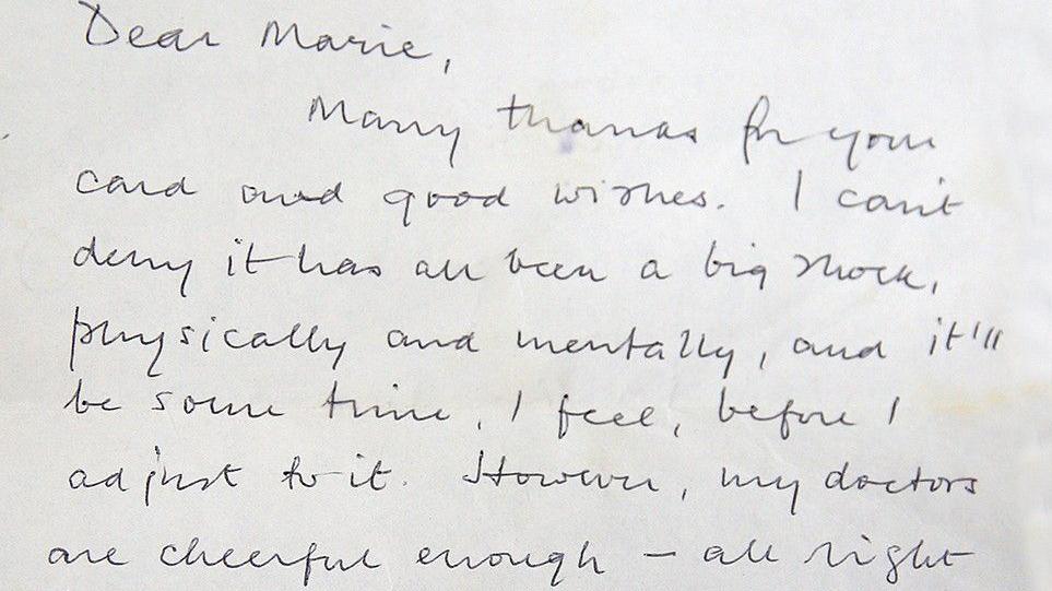 An extract from a handwritten letter. The writing is neat and punctuated and of an italic style.