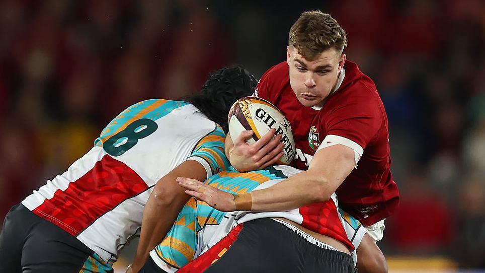 Garry Ringrose is tackled