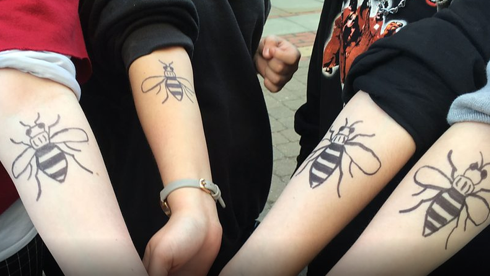 Manchester bee tattoo