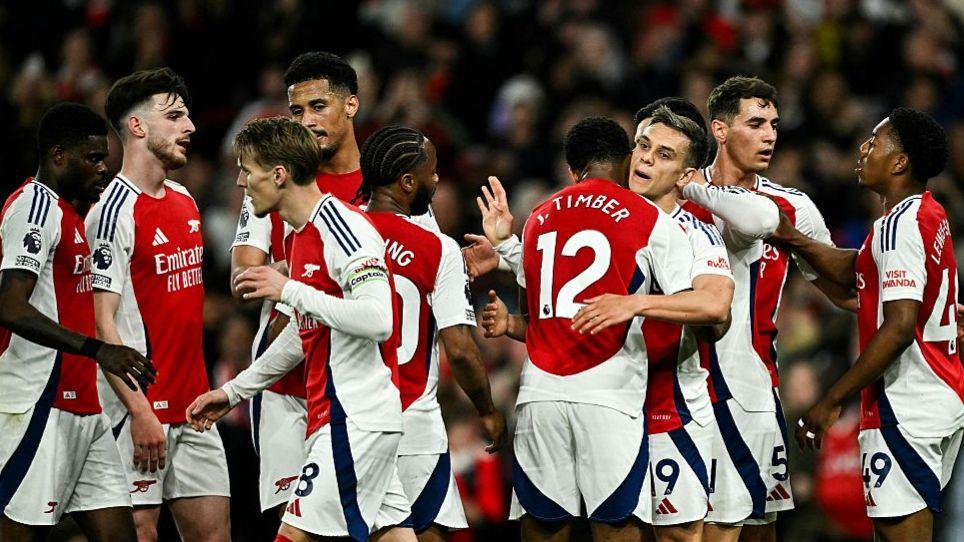 Arsenal celebrate