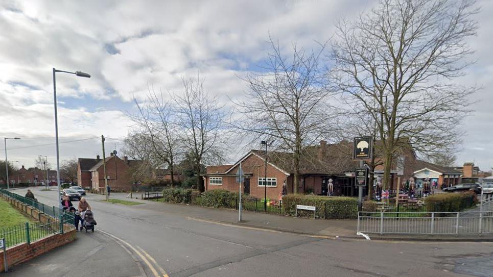 General view of Peacock Avenue in Wolverhampton