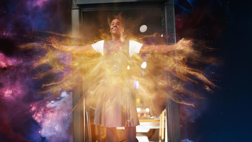Ncuti Gatwa regenerates as the Doctor in Doctor Who season finale