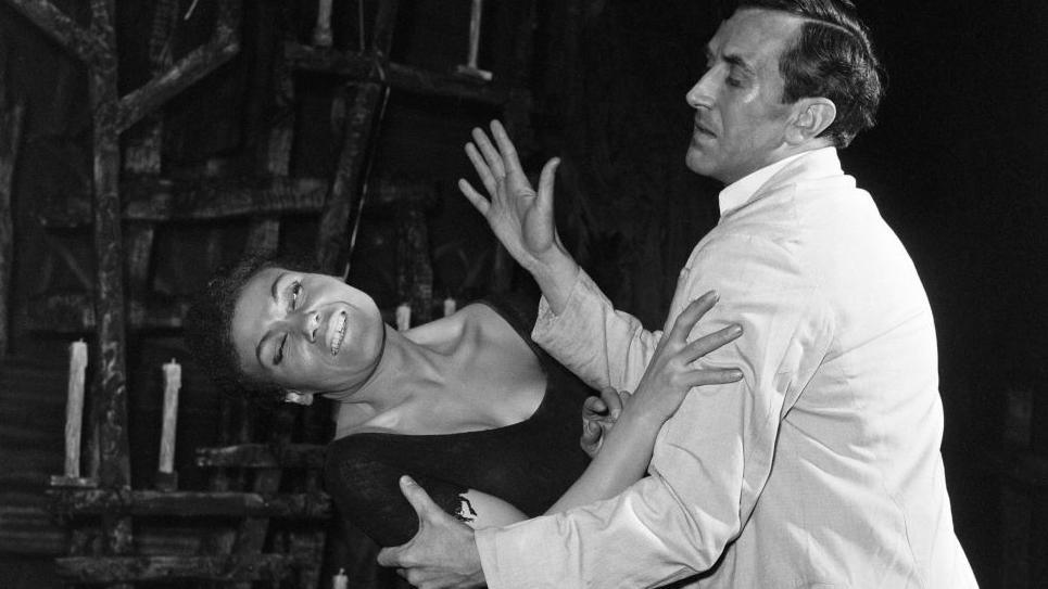 Cleo Laine and Edgar Wreford in Flesh to a Tiger in 1958