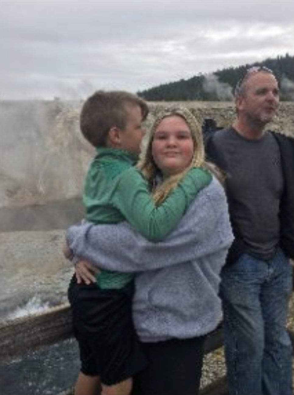 Tylee and JJ at Yellowstone National Park