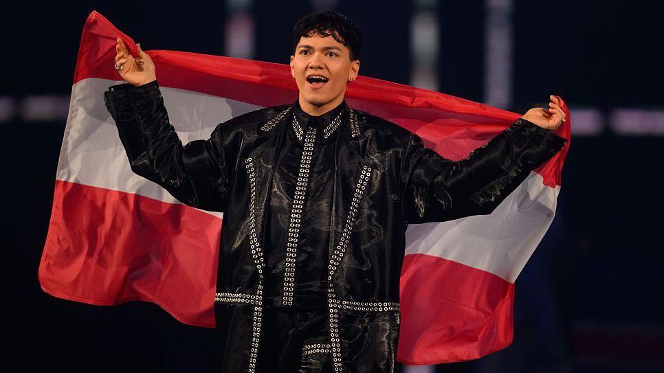 Austrian singer JJ won May's contest in Basel, Switzerland, toppling Israel from pole position at the last minute