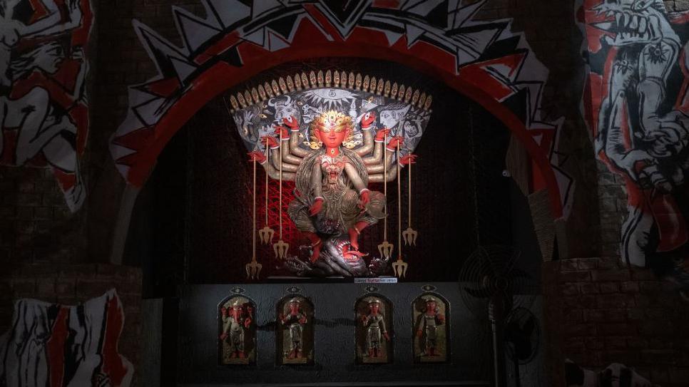 Baghajatin Puja pandal