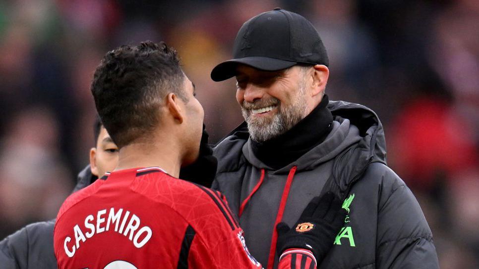 Jurgen Klopp with Casemiro