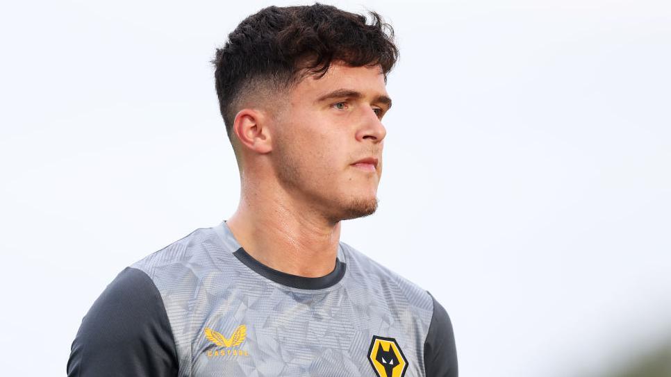 Ryan Giles during pre-season training with Wolves