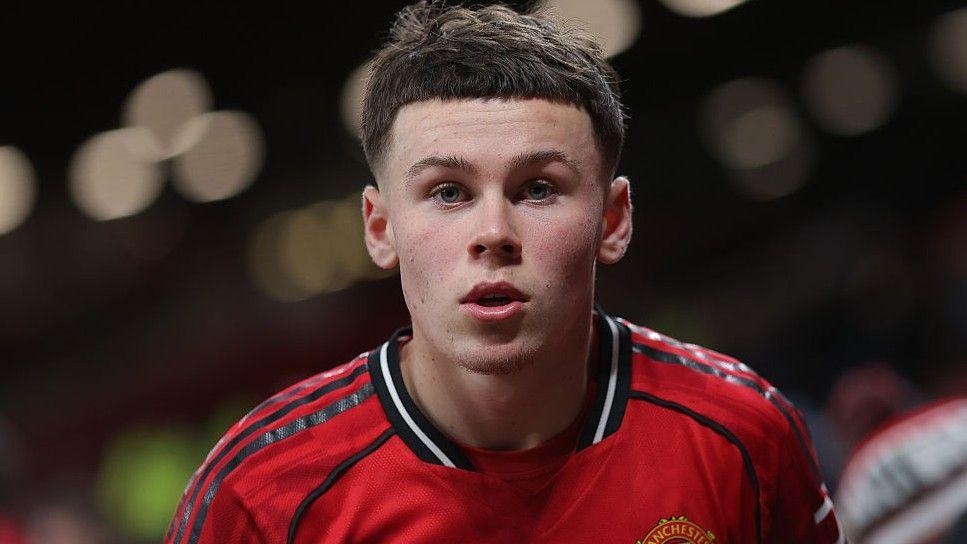 Manchester United's 16-year-old striker Kai Rooney