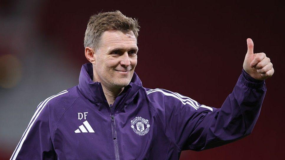 Manchester United Under-18 coach Darren Fletcher