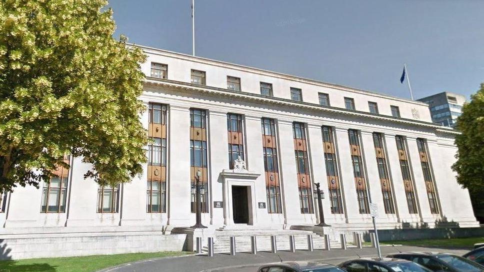 The Welsh government's headquarters in Cathays Park, Cardiff. This Cathays Park 1 office is Grade II listed and was built between 1934 and 1938.