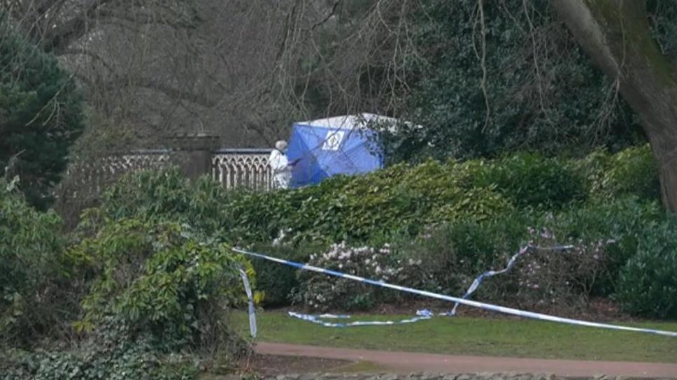 Forensic officers in West Park, Wolverhampton