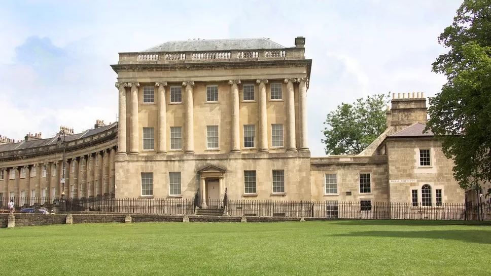 Bath's famous curving terrace of Georgian houses