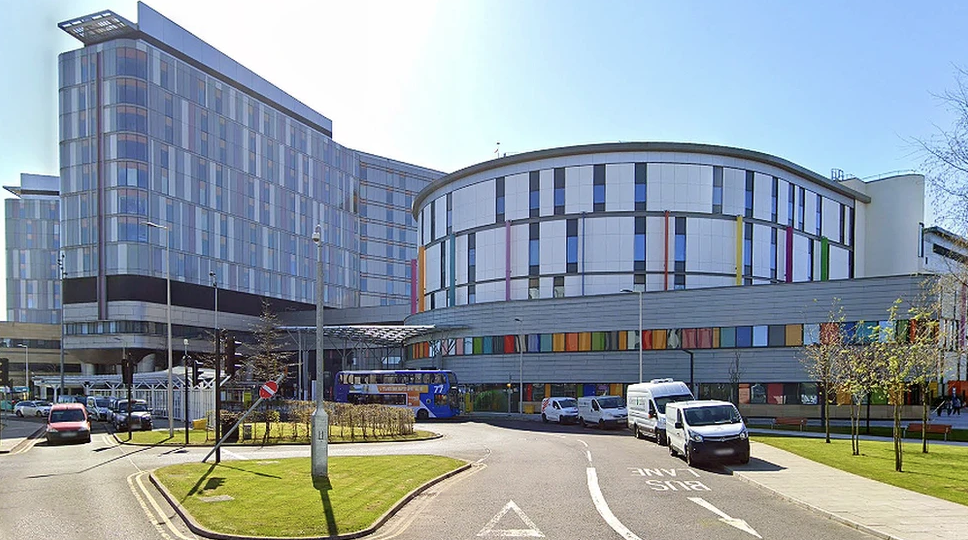 A google street view of the front of the Royal Hospital for Children