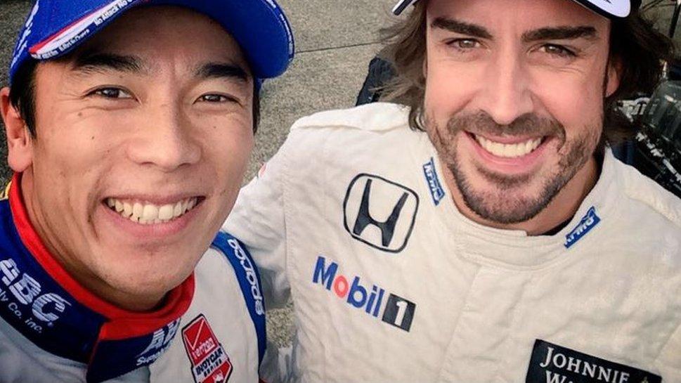 Takuma Sato and Fernando Alonso