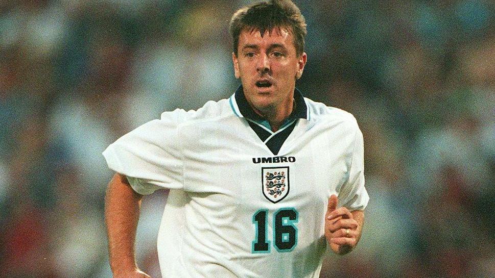 Matt Le Tissier plays for England