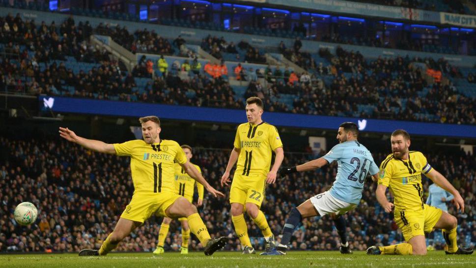 Manchester City facing Burton Albion in League Cup semi-final
