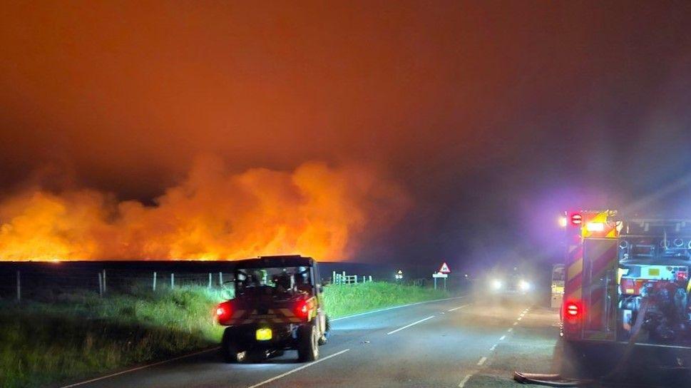 Fire at Lady Cannings Plantation