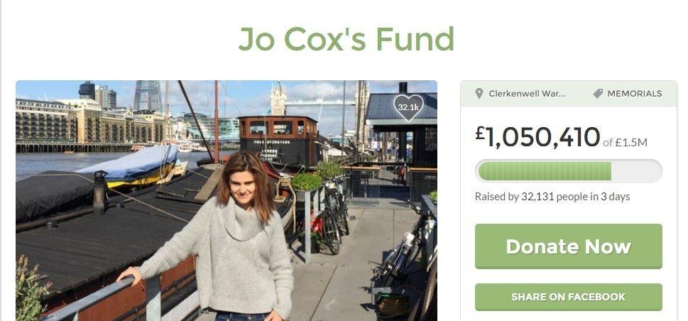 A screengrab of the Gofundme page