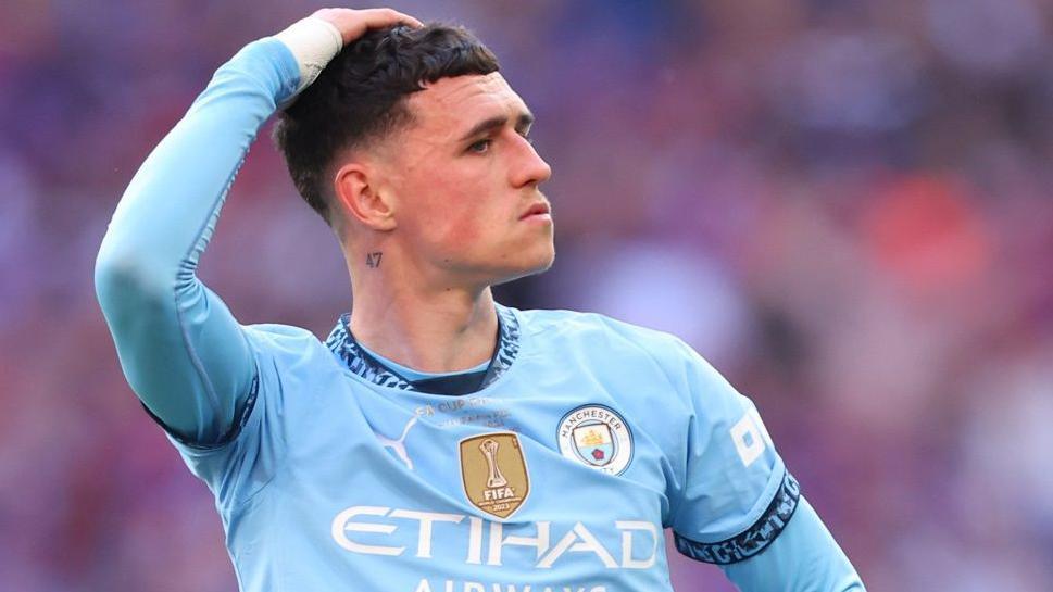 Manchester City midfielder Phil Foden