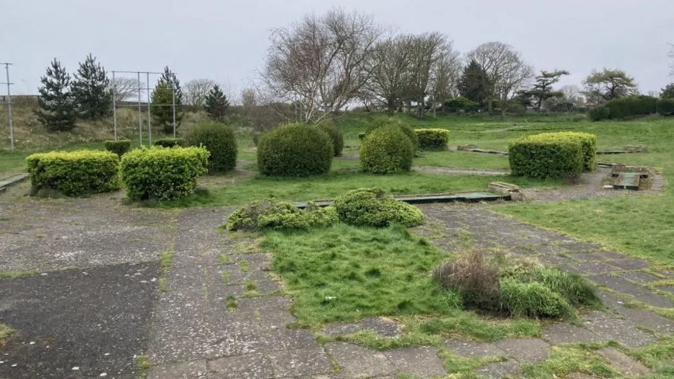 A disuesed area of land on South Parade in Skegness