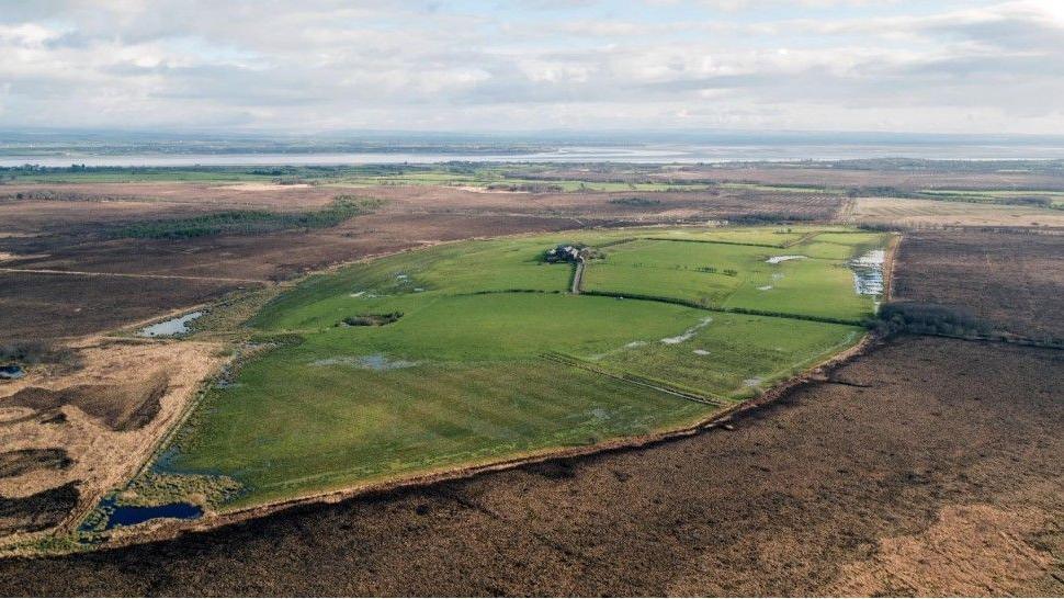 An aerial photo of the Solway and Duddon Mosses