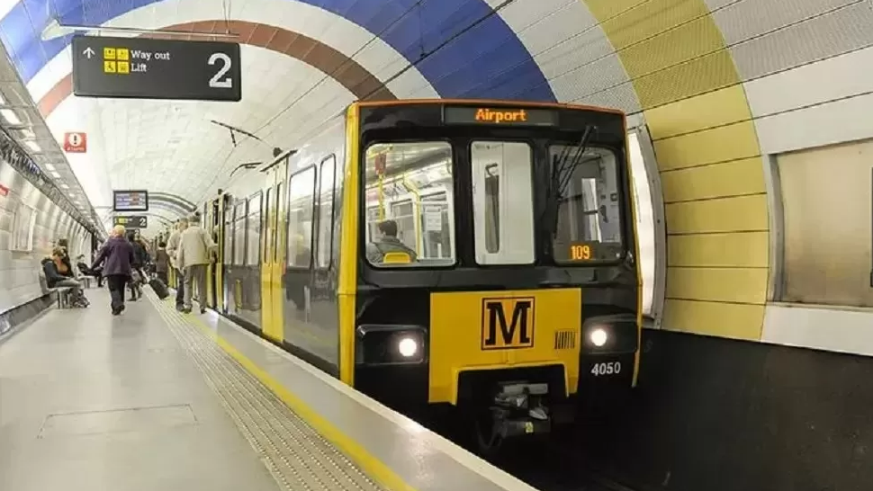 A Metro train