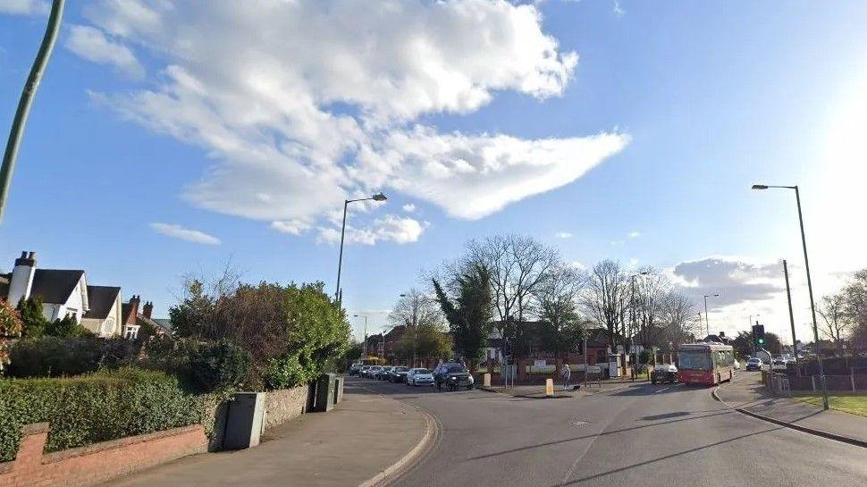 Google street view of the junction of Norton Road and Wolverhampton Road